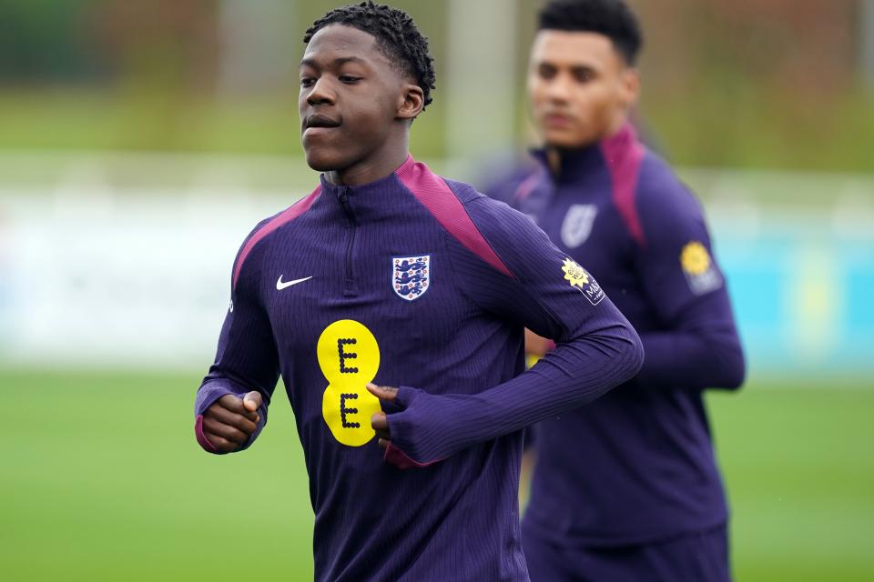 Kobbie Mainoo has been called up to the England squad (Mike Egerton/PA) (PA Wire)