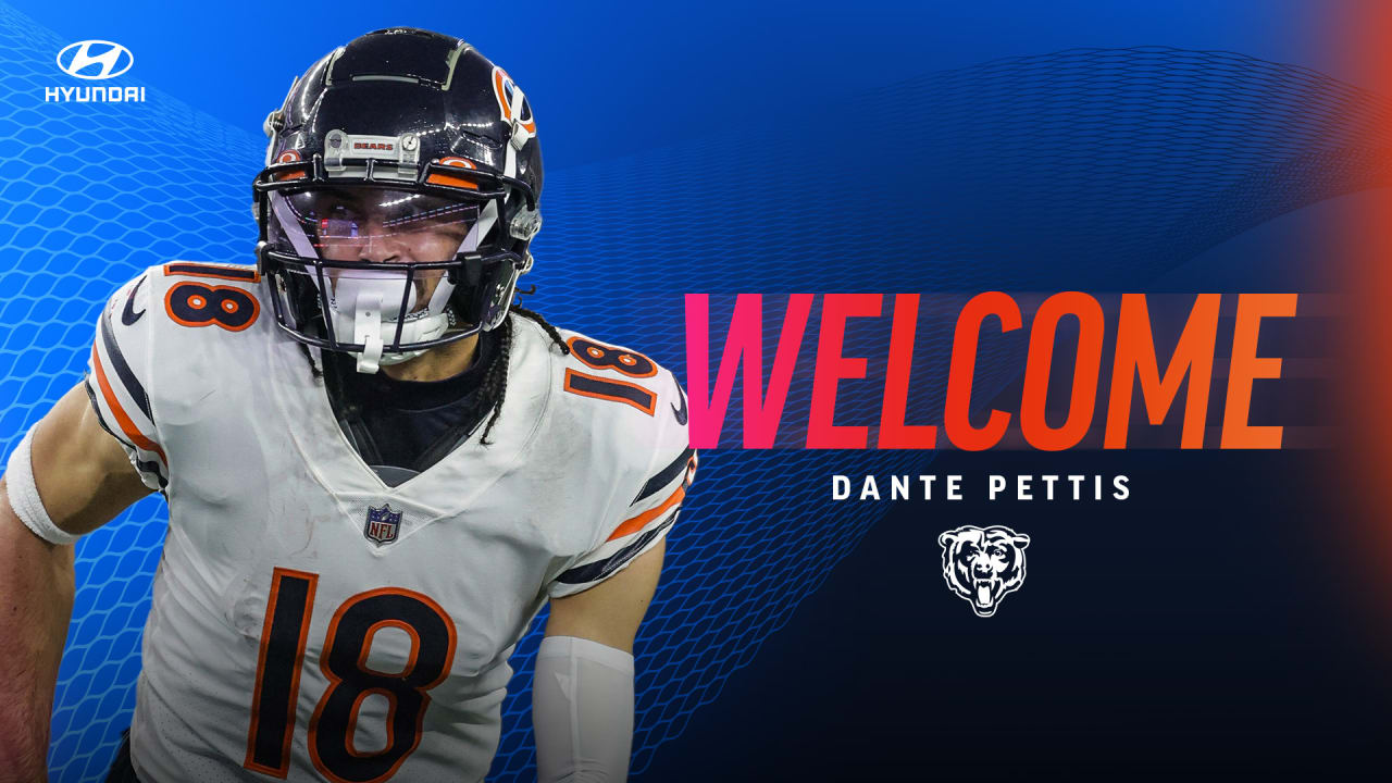 Bears sign WR/KR Dante Pettis
