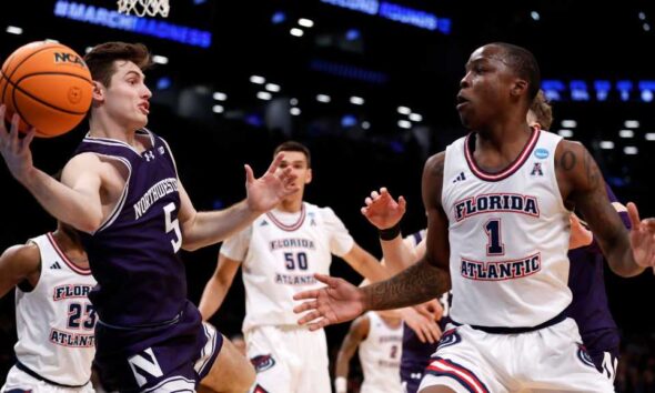 FAU loses to Northwestern in the NCAA men's basketball tournament