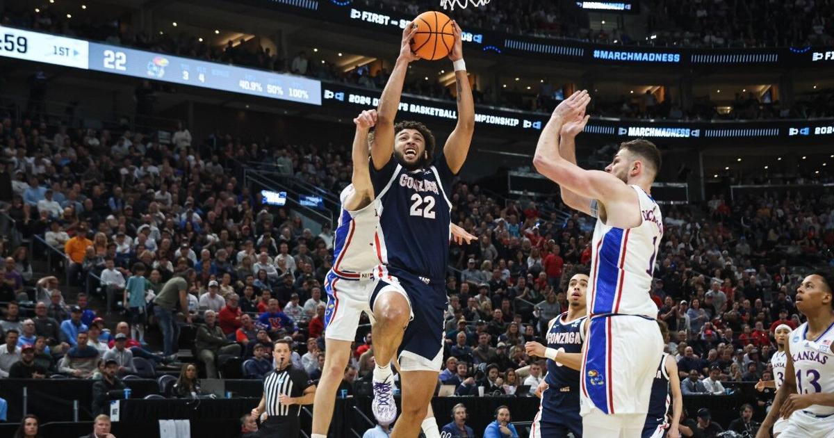 Gonzaga Bulldogs out-work Kansas, win 89-68 and now head to round of 16 for the 9th consecutive season | Gonzaga Men's Basketball