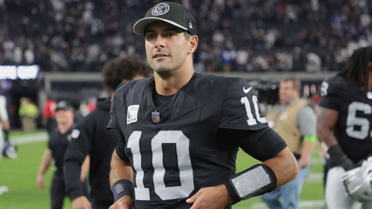 Raiders release Jimmy Garoppolo, Hunter Renfrow, two others