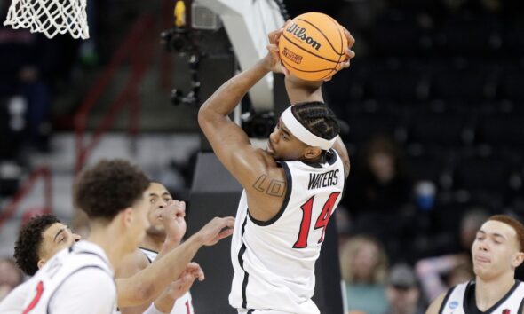 San Diego State University’s men’s basketball team defeats Yale in the second round of the NCAA Tournament