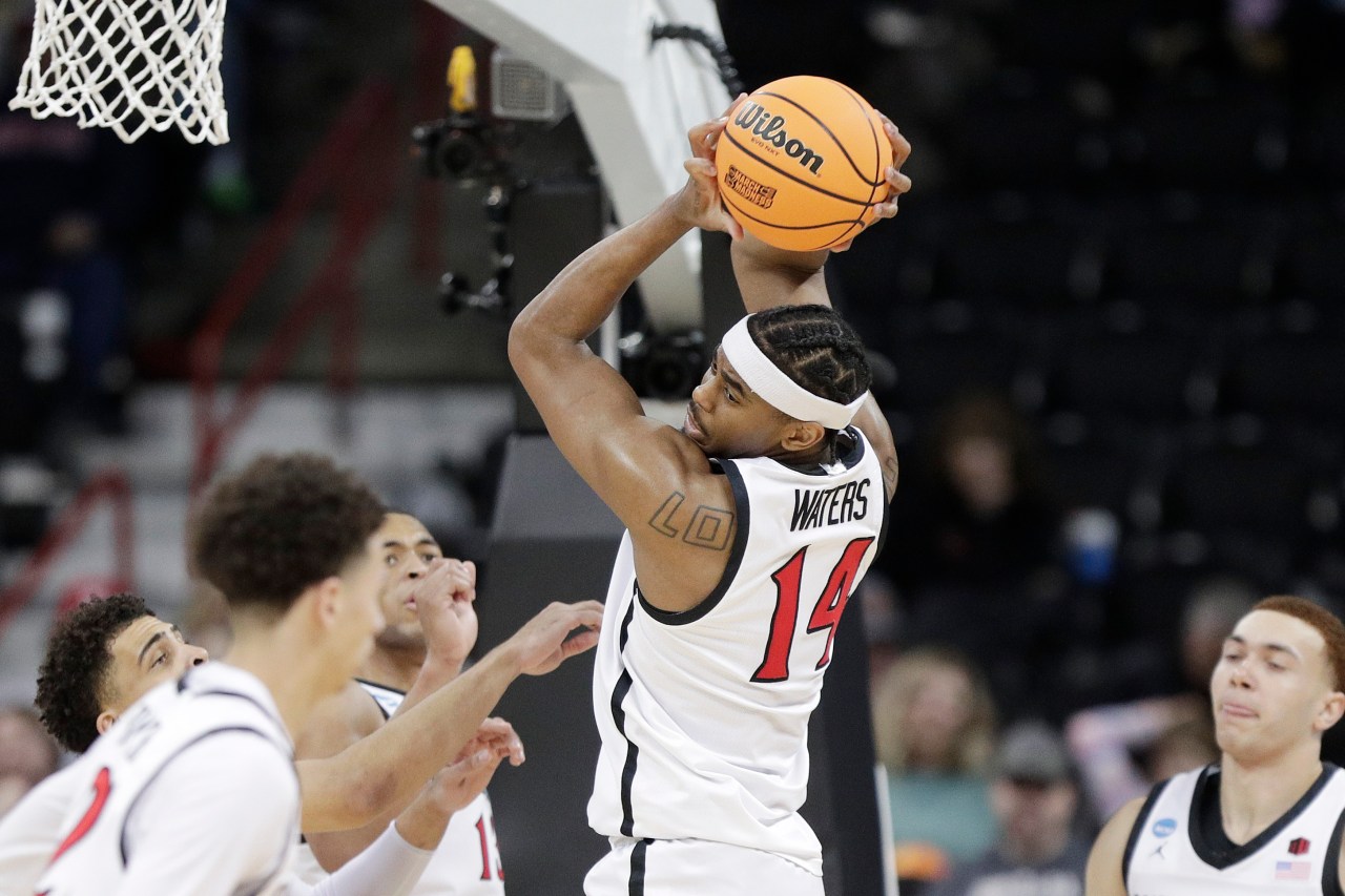San Diego State University’s men’s basketball team defeats Yale in the second round of the NCAA Tournament