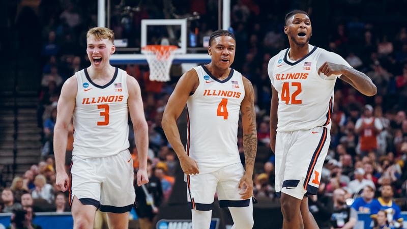 Second-Half Surge Sends Illinois Past Morehead State in NCAA Tournament Opener
