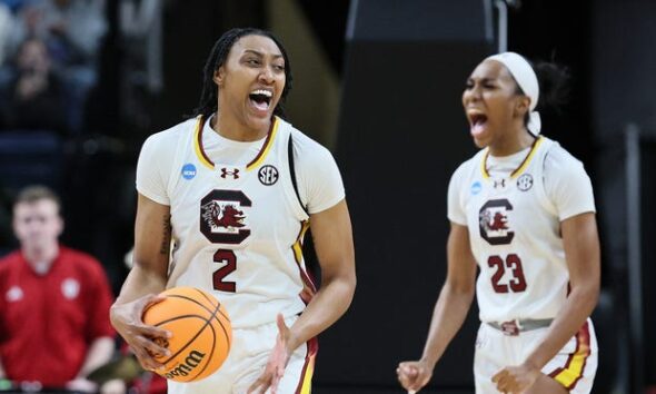 South Carolina women's basketball outlasts Indiana to make Elite Eight