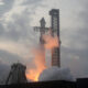 SpaceX's next-generation Starship spacecraft atop its powerful Super Heavy rocket is launched