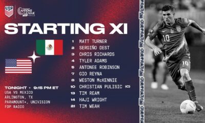 USMNT vs. Mexico: Starting XI & Lineup Notes | Concacaf Nations League Final