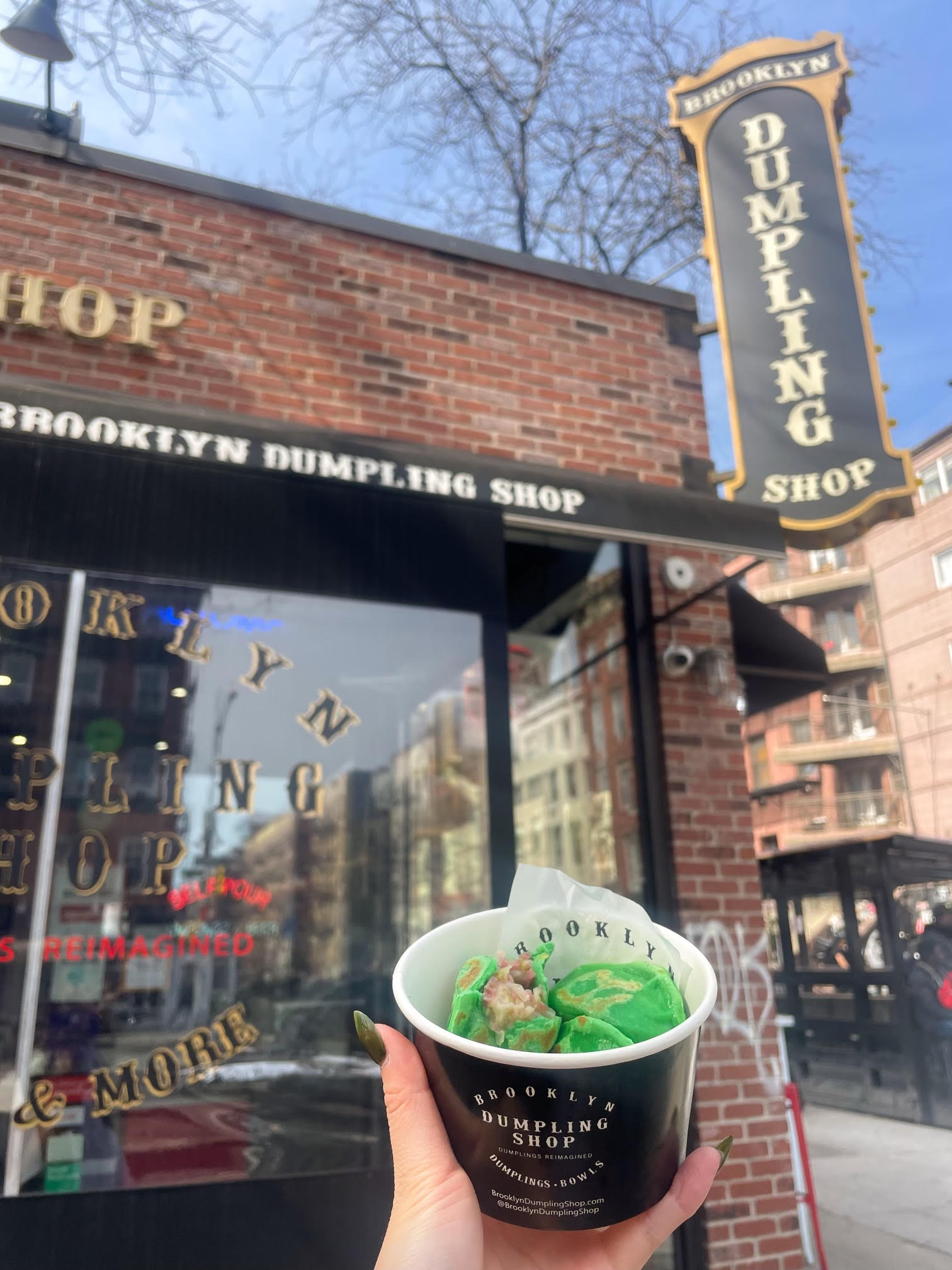 Unique Brooklyn Dumpling Shop does St. Patty’s Day 