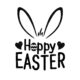 Happy Easter SVG, PNG, PDF, Easter PNG, Easter bunny svg, Happy easter cut file, happy easter