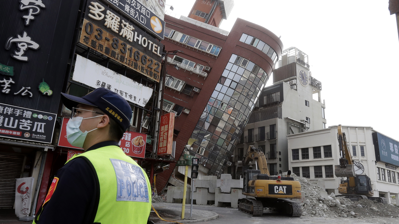 Taiwan emerges remarkably unscathed after massive earthquake : NPR