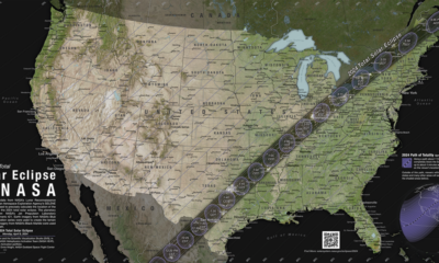 Solar eclipse maps show 2024 totality path, peak times and how much of the eclipse you can see across the U.S. today