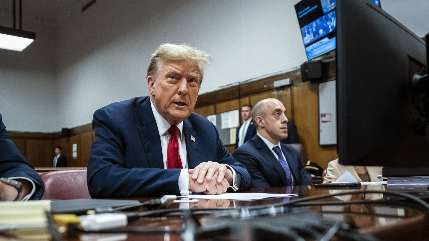 New York criminal trial against Donald Trump is underway : NPR