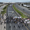 Pro-Palestinian demonstrators shut down airport highways and bridges in major cities