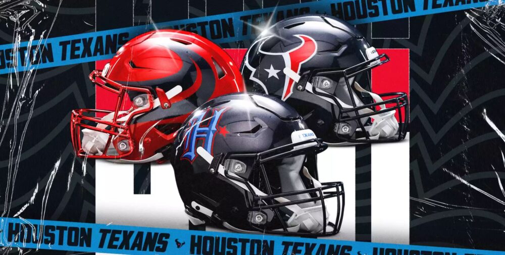 Houston Texans helmets (Photo Credit: Houston Texans)
