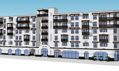 Mixed-use apartment complex on the rise at 6055 W. Pico Boulevard