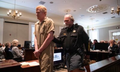 Alex Murdaugh sentenced to life in prison after conviction in double murder trial during his sentencing at the Colleton County Courthouse in Walterboro on Friday, March 3, 2023 after he was found guilty on all four counts. Andrew J. Whitaker/The Post and Courier/Pool