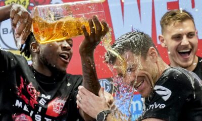 Bayer Leverkusen wins first Bundesliga title, ending Bayern Munich's 11-year reign