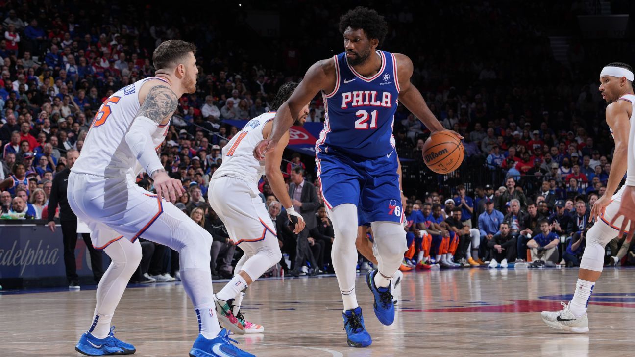 Embiid has 50 to lead 76ers to win, reveals Bell's palsy diagnosis