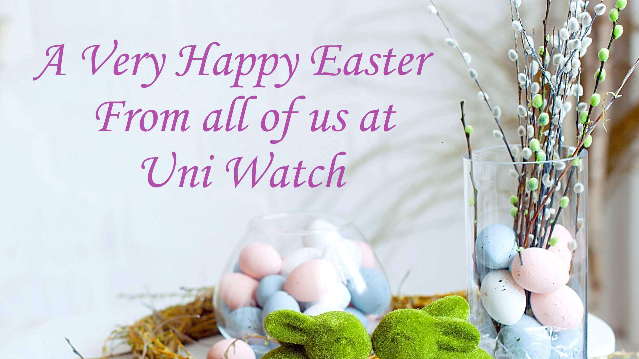 Happy Easter from Uni Watch