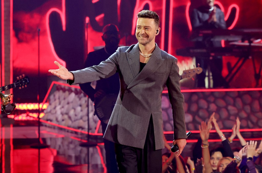 Justin Timberlake Performs Mashup at 2024 iHeartRadio Music Awards
