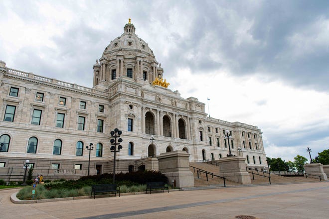 The Minnesota State Capitol is seen on June 29, 2021.