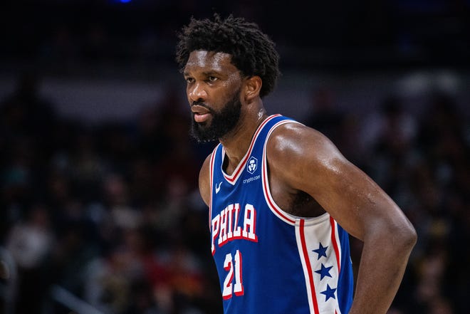 76ers center Joel Embiid has only played in 36 games this season.