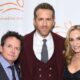 Ryan Reynolds honors Michael J. Fox for helping people with Parkinson’s disease, including his late father