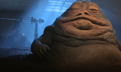 Jabba the Hutt flashes a coy wink in the story trailer for Star Wars Outlaws.