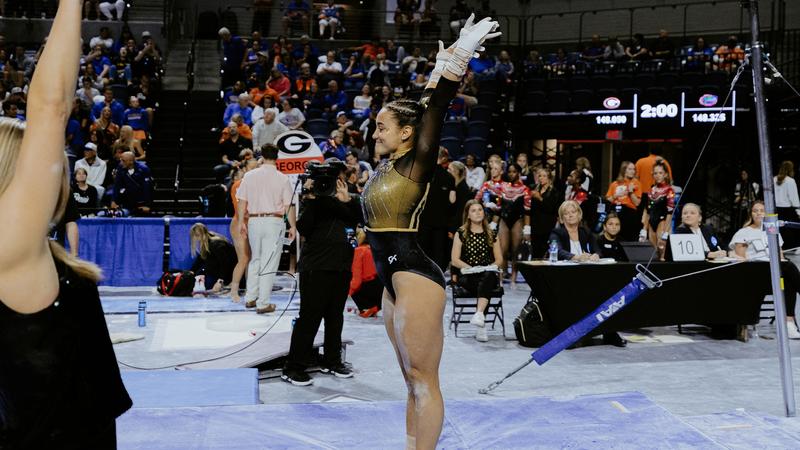 Titarsolej Qualifies For NCAA Championship As Individual Competitor On Bars