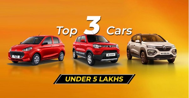 Top 3 cars under 5 Lakhs