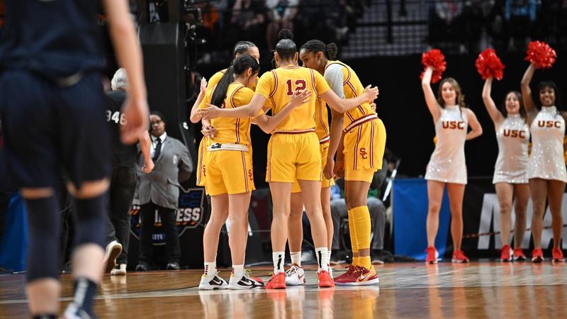 Top-Seeded USC Women’s Basketball Takes 80-73 Loss To UConn In NCAA Elite Eight