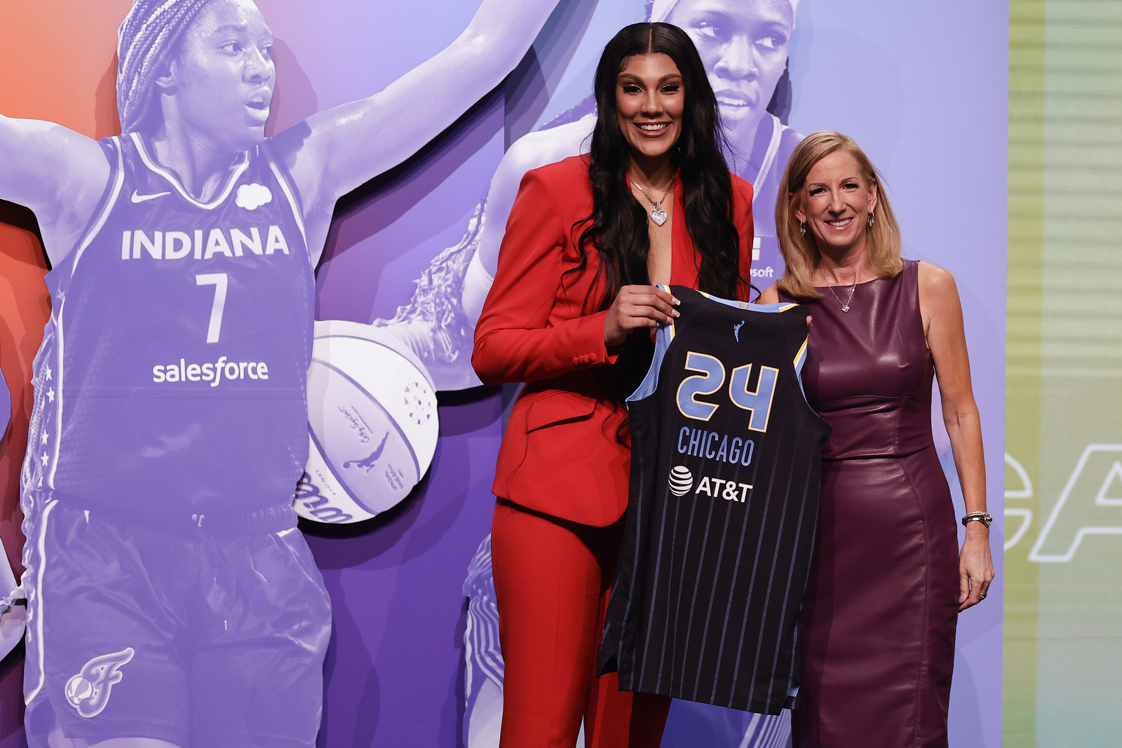 WNBA draft 2024 Chicago Sky select Kamilla Cardoso, Angel Reese