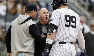 Aaron Judge ejected for first time in career