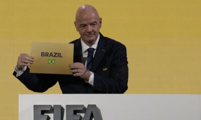 Brazil picked by FIFA to get soccer's 2027 Women's World Cup, a first for South America
