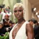 Jodie Turner Smith is a blondie on the red carpet as she avoids Lupita N'yongo