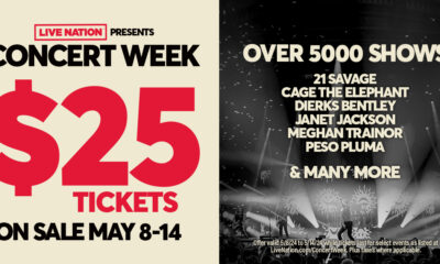 Live Nation Concert Week Celebrates Start Of Summer Concert Season With $25 Tickets To Over 5,000 Shows