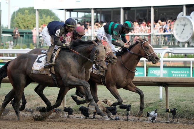 Tight finish at the 150th Kentucky Derby, but Mystik Dan prevails at the rail at Churchill Downs on Saturday, May 4, 2024.