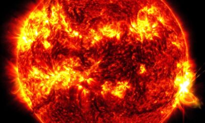 Sun shoots out biggest solar flare in nearly a decade