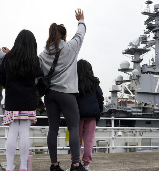 USS Ronald Reagan leaves its Japan home port after nearly 9 years