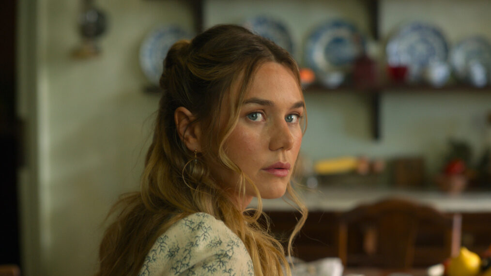 Imogen Waterhouse in 'The Buccaneers' Season 2 Episode 6