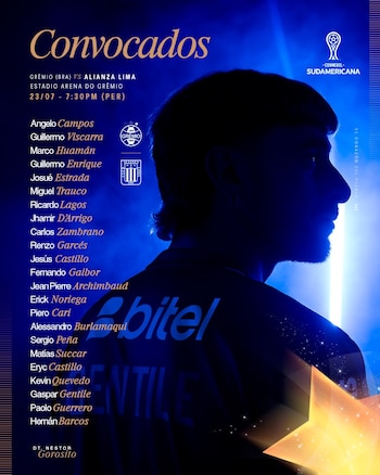 Lista de convocados para la