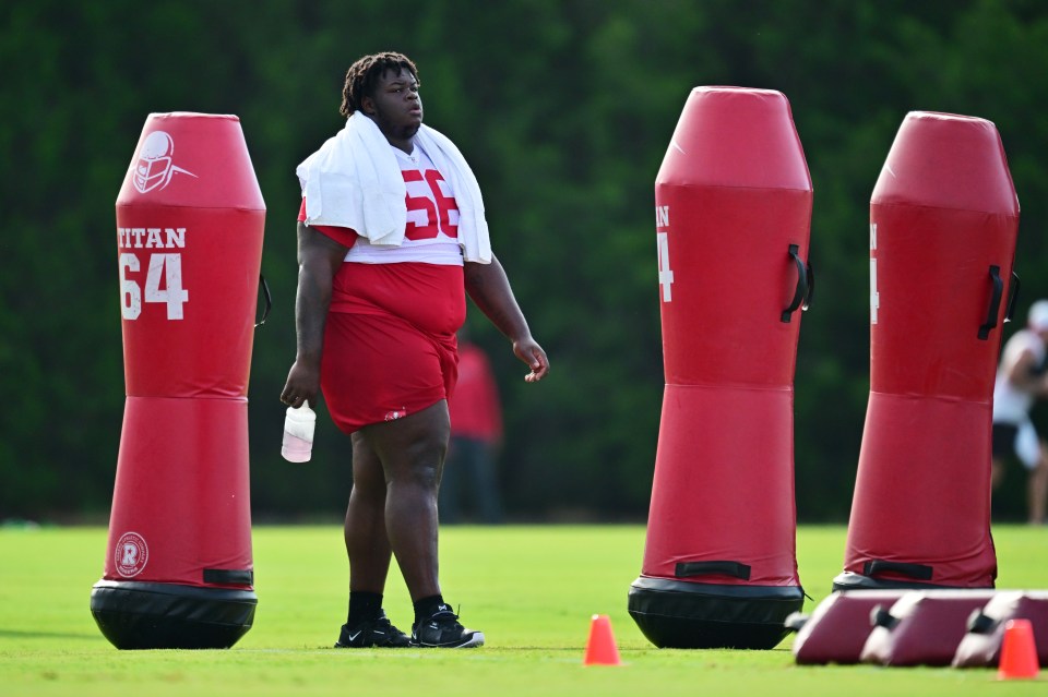 Footage shared online this week showed Watson walking laps of the practice field