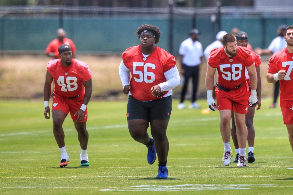 The rookie has been tasked with losing weight before suiting up for training camp