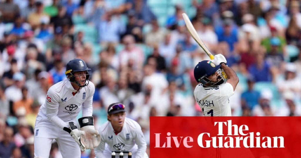 England v India: fifth men’s cricket Test, day three – live | England v India 2025