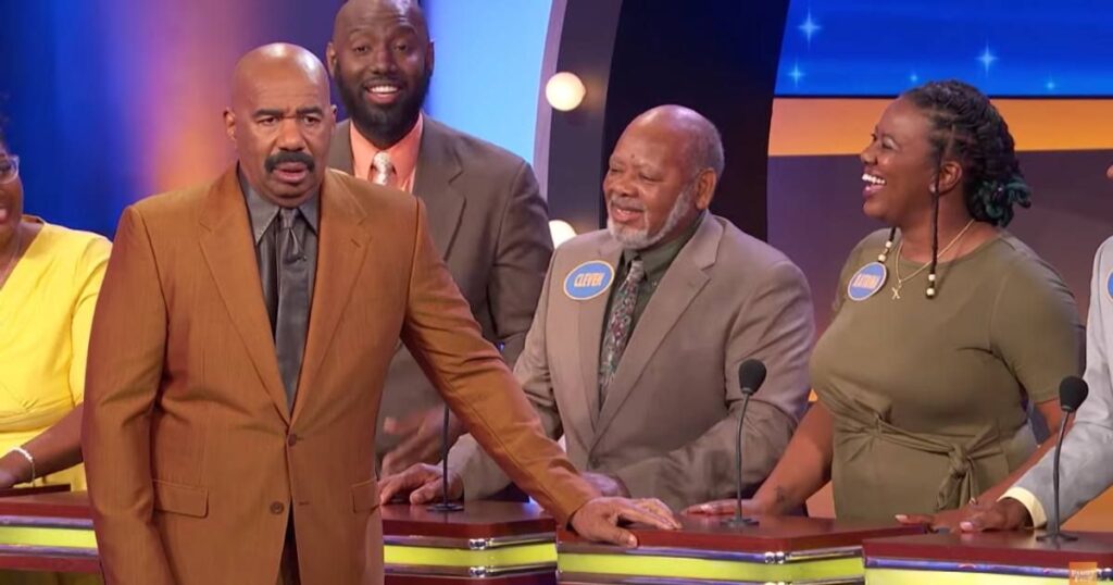 'Family Feud' host Steve Harvey left in disbelief after hearing contestant's morbid answer