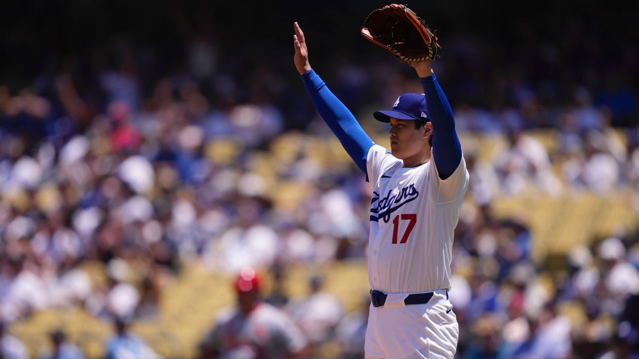 Shohei Ohtani gets 1,000th hit on HR and K’s 8, but Dodgers lose
