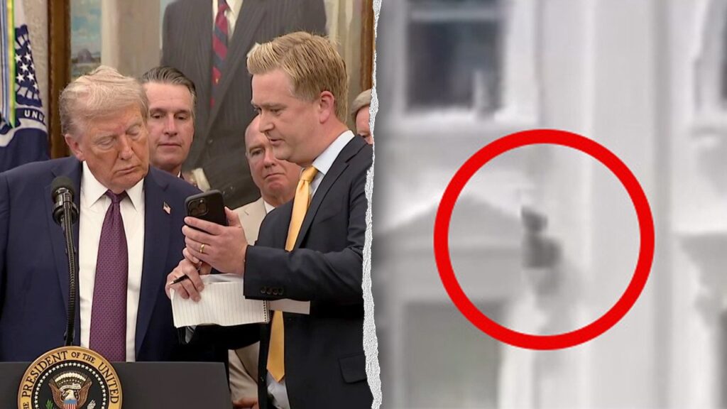 Trump dismisses viral White House window video as fake AI creation