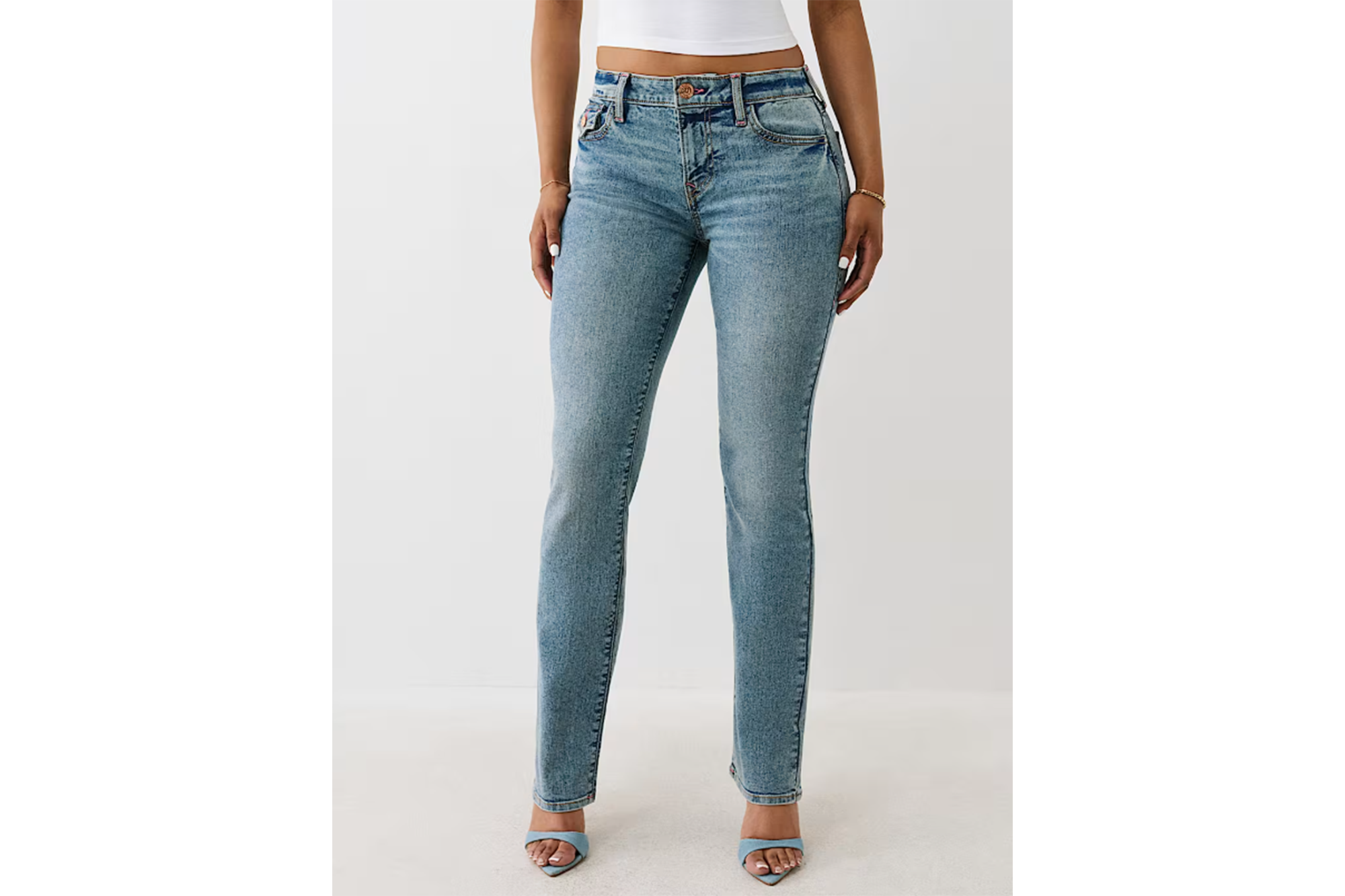 A model in jeans