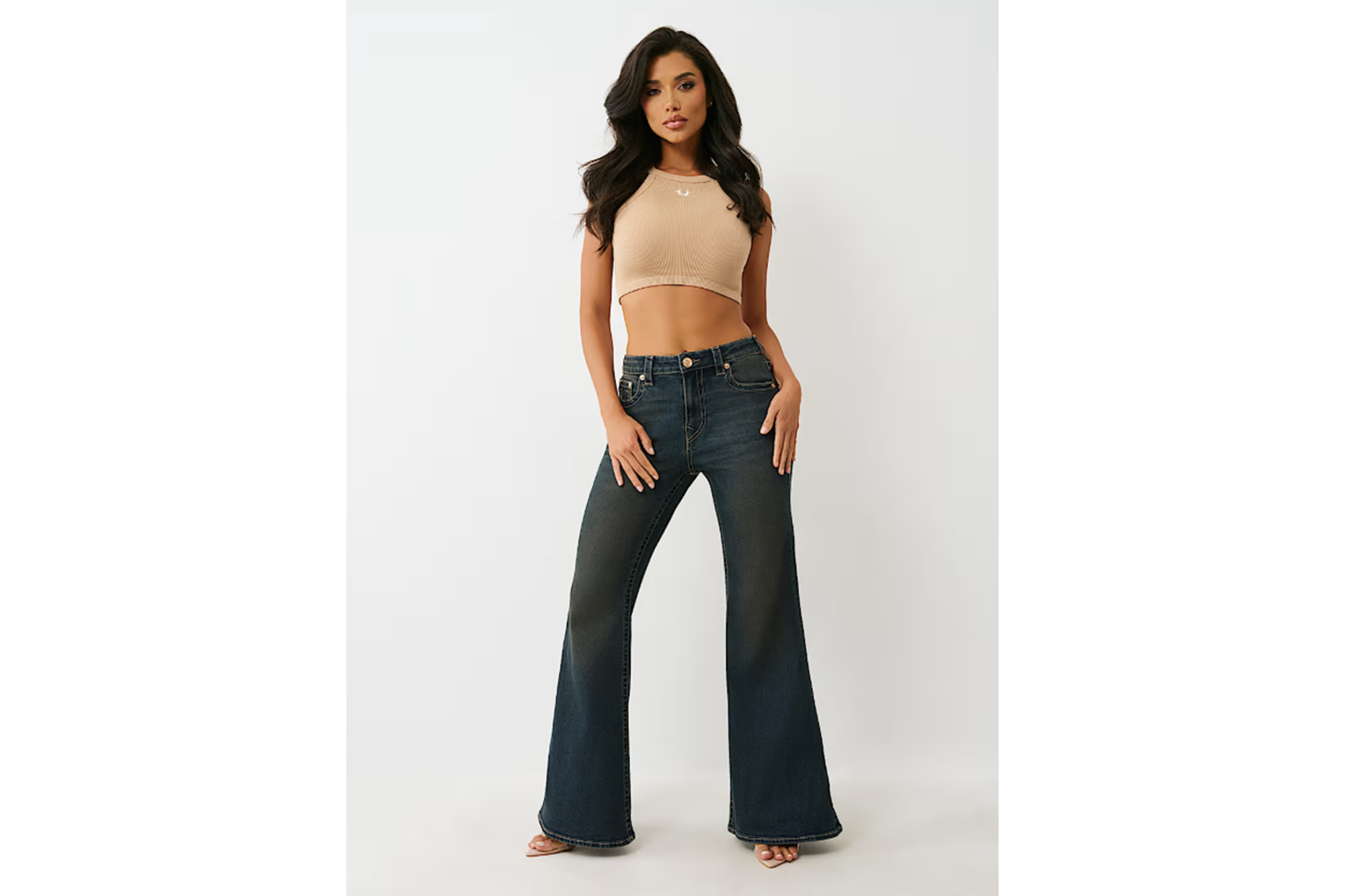 A model in jeans