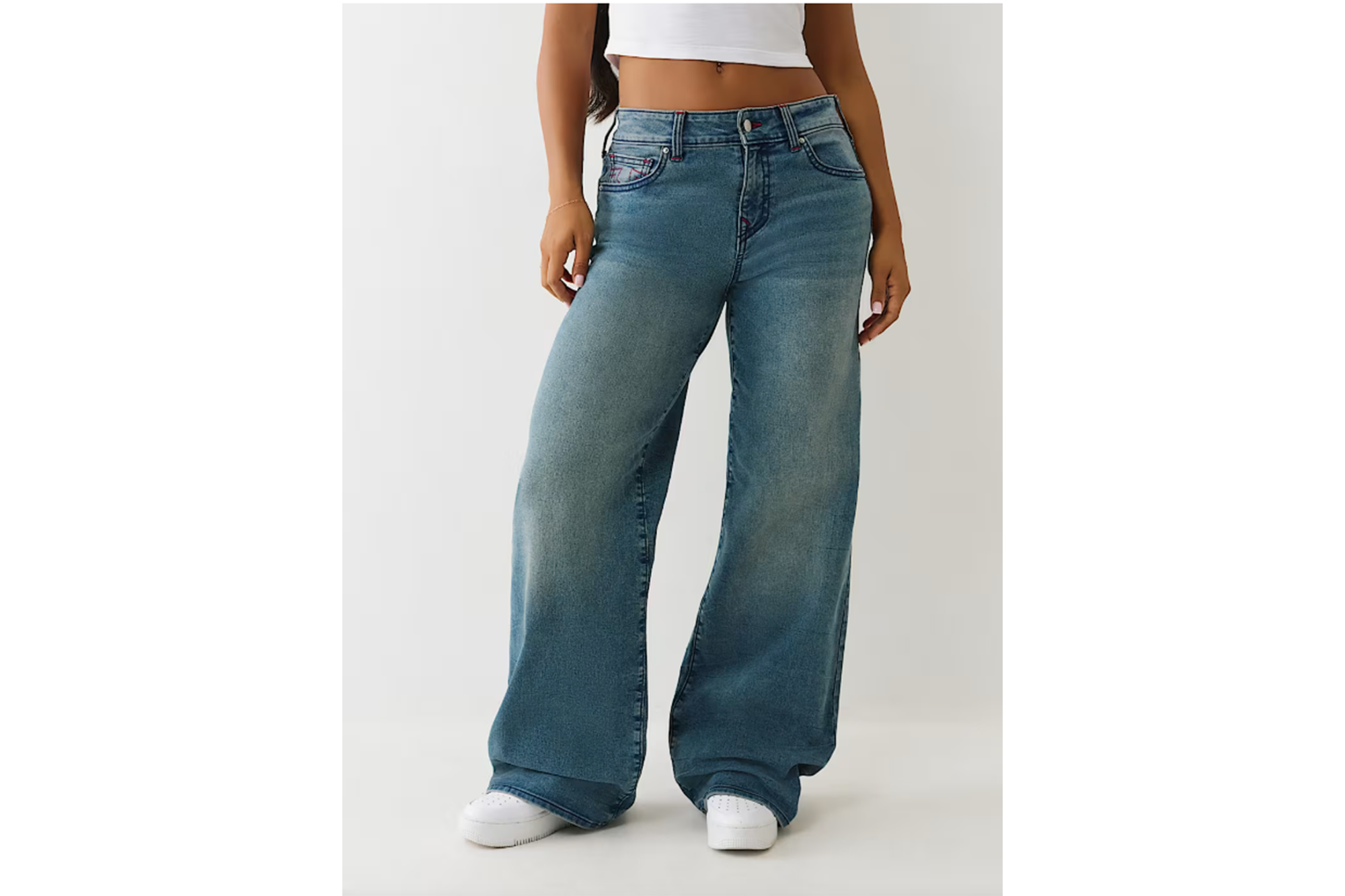 A model in jeans